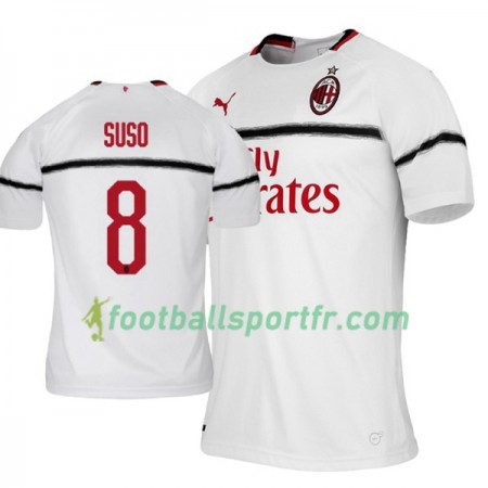 Tenue AC Milan Suso 8 Extérieur 2018-2019 Maillot de Foot